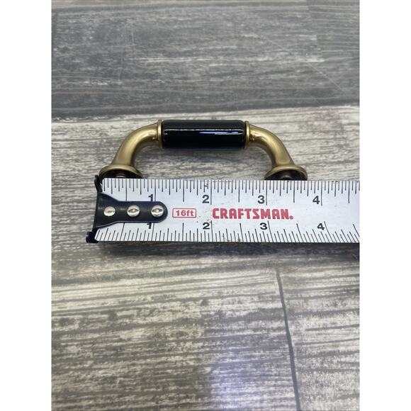 Brainerd Champagne Bronze & Black 3" Ceramic Cabinet Drawer Pull Lot Of 4{79} - Picture 3 of 8
